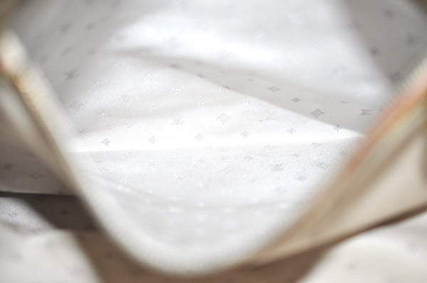 Authentic Louis Vuitton Suhali Lockit PM Hand Bag White M91887 LV K4191