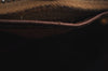 Authentic CELINE Macadam Blason Pattern Boston Bag PVC Leather Brown K4193