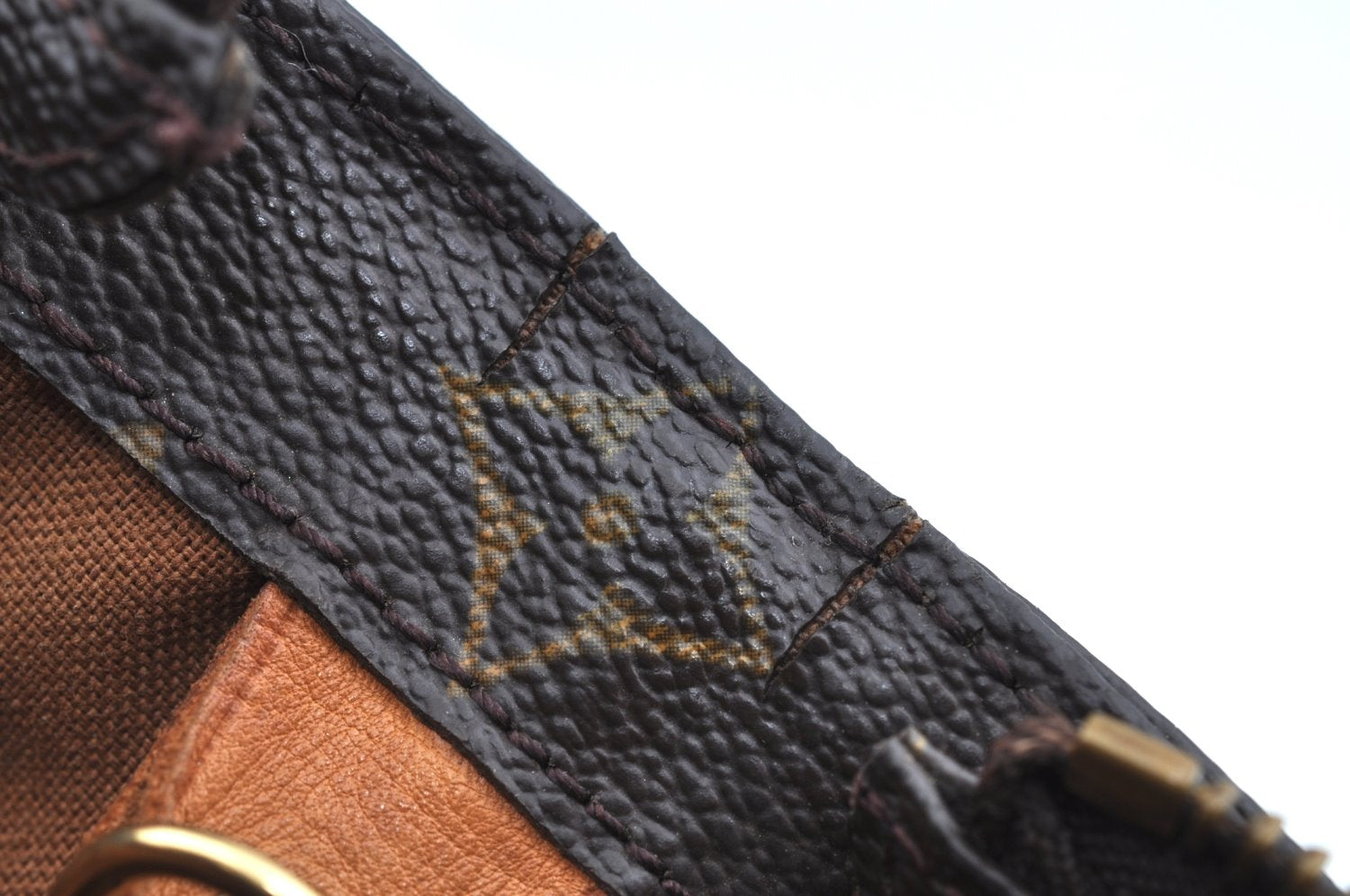 Authentic Louis Vuitton Monogram Cabas Mezzo Shoulder Tote Bag M51151 LV K4198