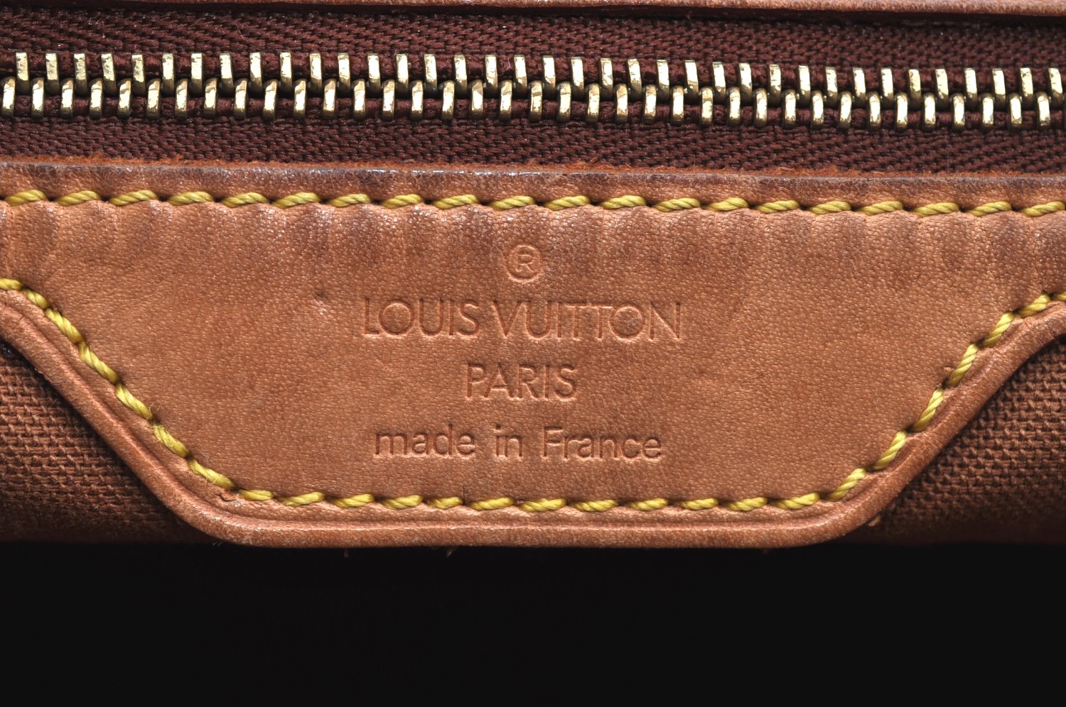 Authentic Louis Vuitton Monogram Cabas Mezzo Shoulder Tote Bag M51151 LV K4198