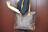 Authentic Louis Vuitton Monogram Cabas Mezzo Shoulder Tote Bag M51151 LV K4198