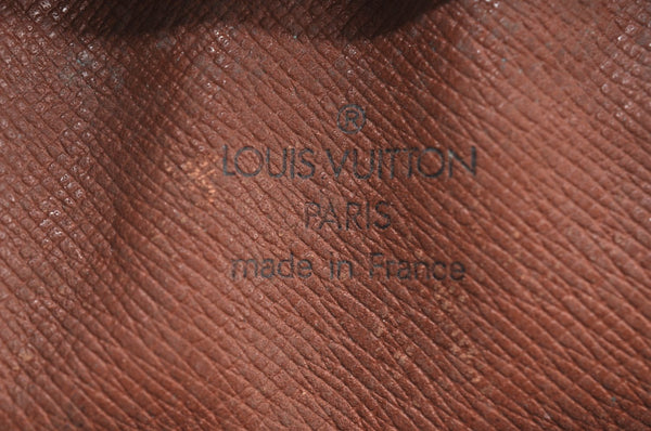 Authentic Louis Vuitton Monogram Compiegne 28 Clutch Hand Bag M51845 Junk K4199