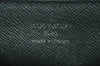 Auth Louis Vuitton Taiga Volga Document case Clutch Bag Green M30204 LV K4203