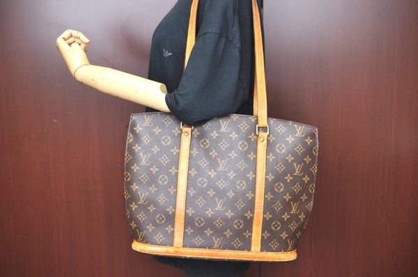 Authentic Louis Vuitton Monogram Babylone Shoulder Tote Bag M51102 LV K4206