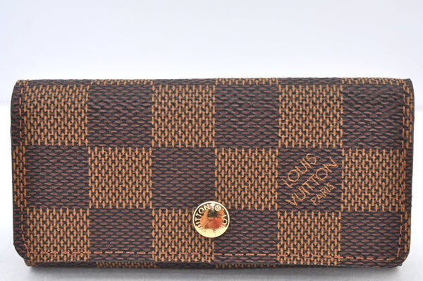 Authentic Louis Vuitton Damier Multicles 4 Key Case Holder N62631 LV Box K4216