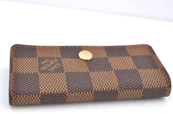 Authentic Louis Vuitton Damier Multicles 4 Key Case Holder N62631 LV Box K4216