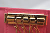 Authentic Louis Vuitton Vernis Multicles 4 Four Hooks Key Case M91252 Pink K4224