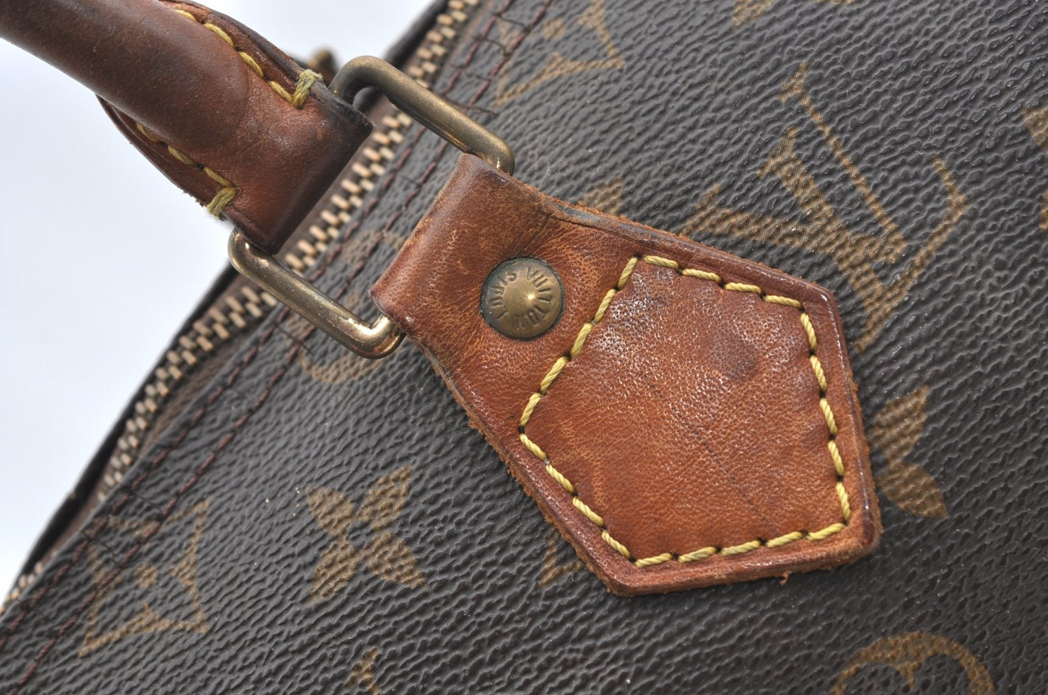 Authentic Louis Vuitton Monogram Speedy 25 Boston Hand Bag LV Old Model K4228