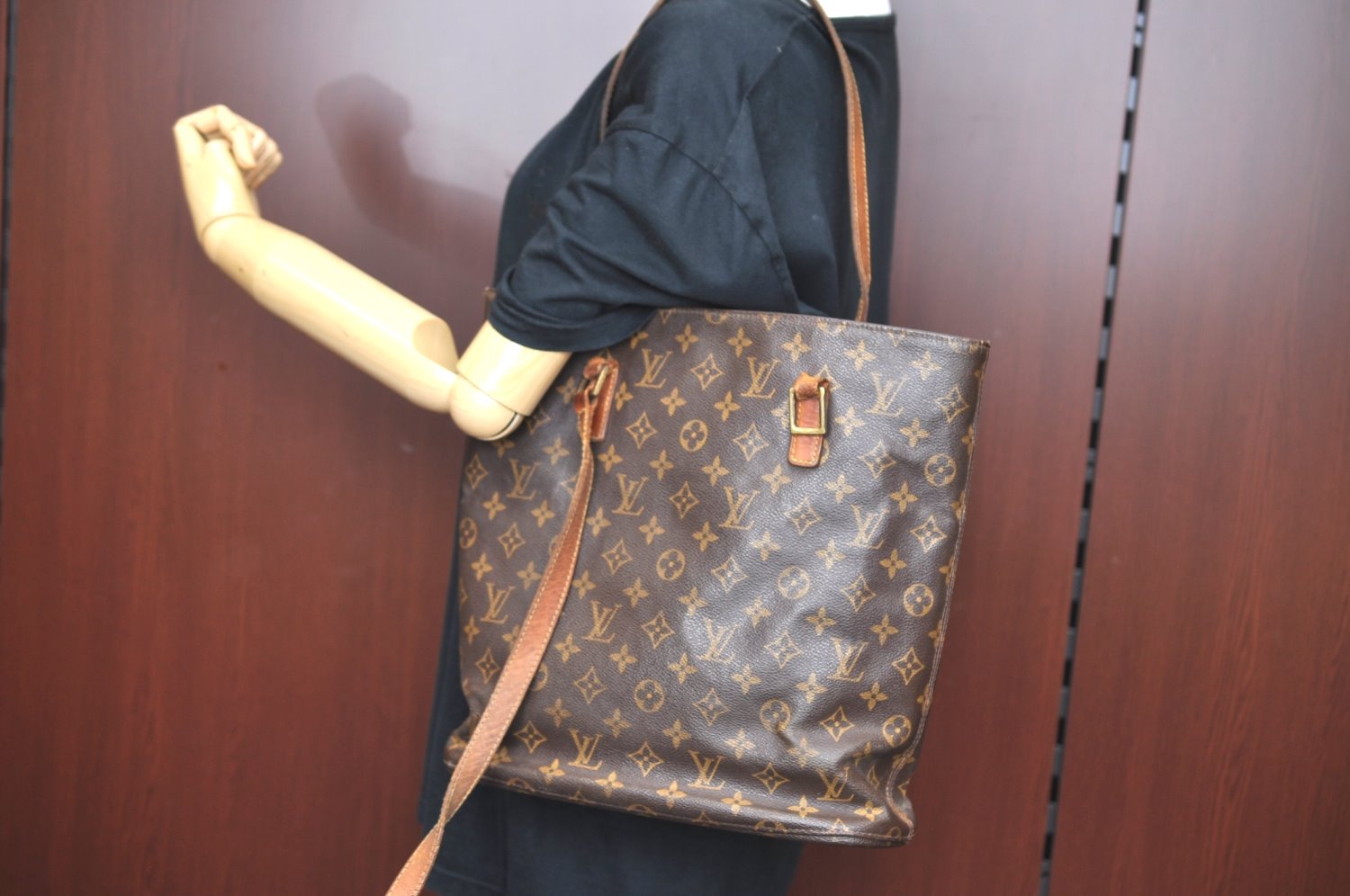 Authentic Louis Vuitton Monogram Vavin GM Shoulder Tote Bag M51170 LV Junk K4230