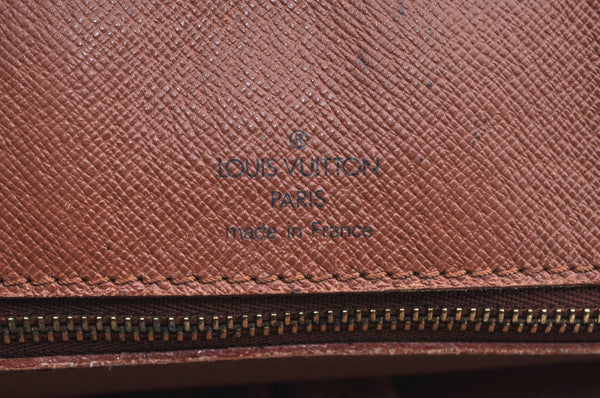 Authentic Louis Vuitton Monogram Porte Documents Voyage M53361 Briefcase K4231
