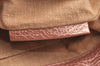 Authentic FENDI Selleria Shoulder Cross Body Bag Purse Leather Pink K4236