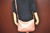 Authentic FENDI Selleria Shoulder Cross Body Bag Purse Leather Pink K4236