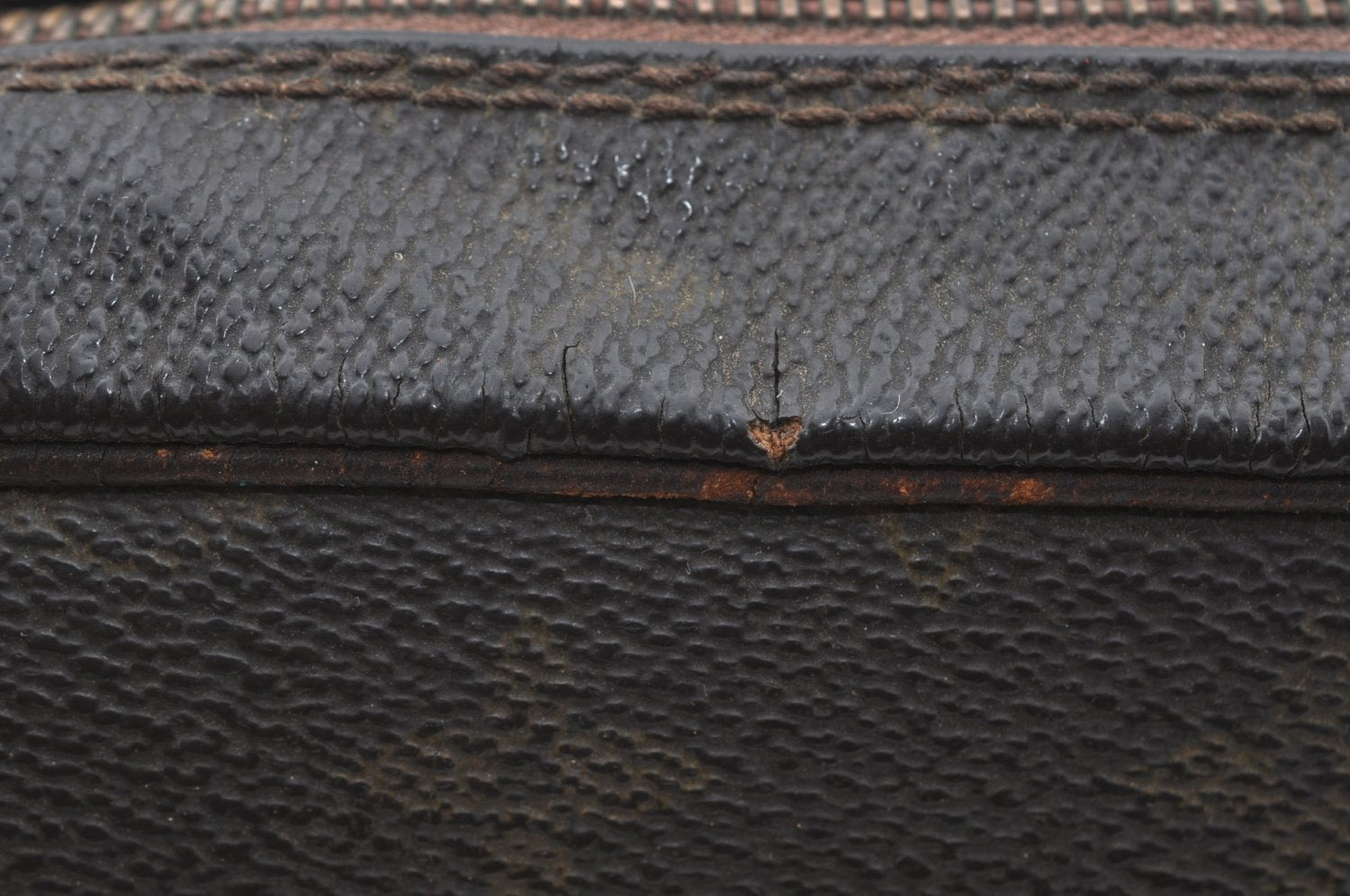 Authentic Louis Vuitton Monogram Compiegne 23 Clutch Hand Bag M51847 Junk K4266