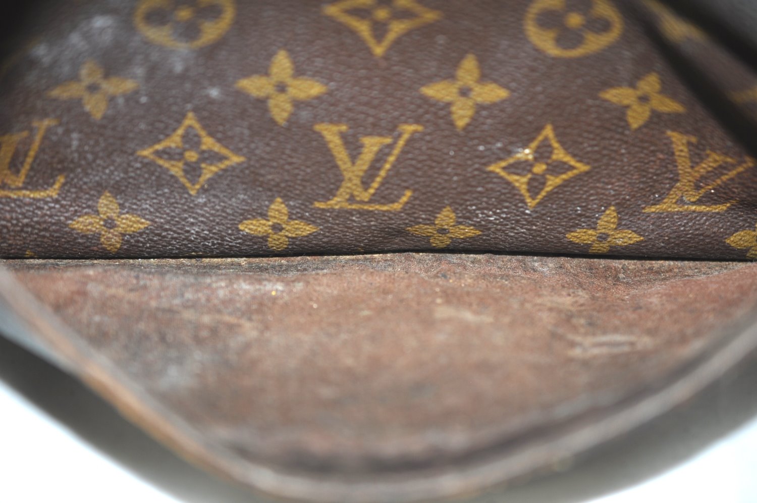 Authentic Louis Vuitton Monogram Compiegne 23 Clutch Hand Bag M51847 Junk K4266