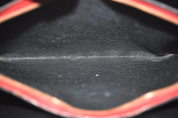 Auth Louis Vuitton Epi Varenne Hand Bag Bi-color Black x Red M52387 LV K4268