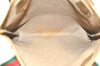 Authentic GUCCI Web Sherry Line GG Plus Tote Bag PVC Leather Brown K4270