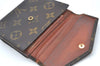 Authentic Louis Vuitton Monogram Porte Monnaie Billets Wallet M61660 LV K4280