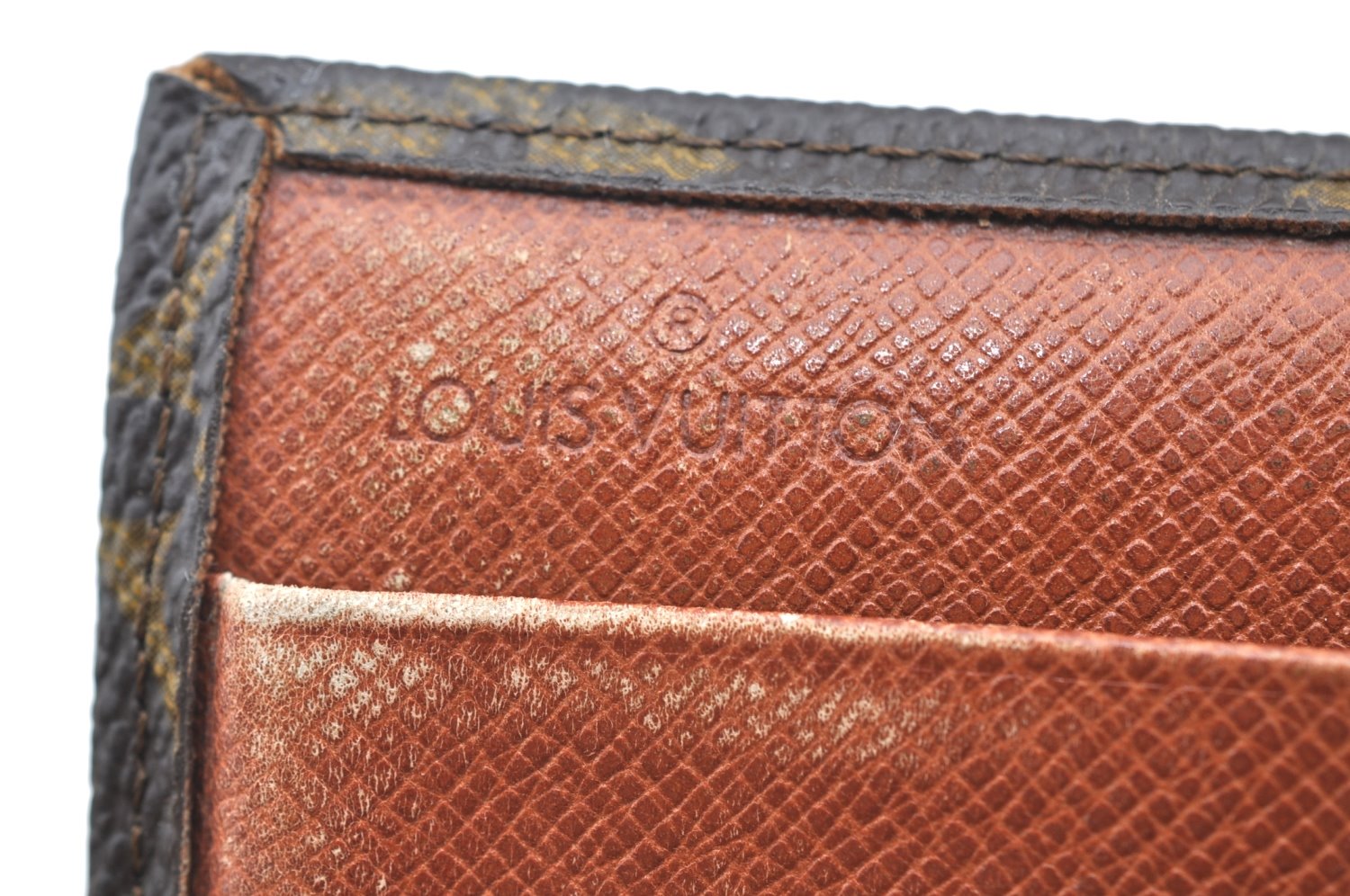 Authentic Louis Vuitton Monogram Porte Monnaie Billets Wallet M61660 LV K4280