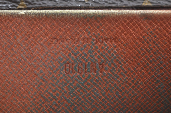 Authentic Louis Vuitton Monogram Porte Monnaie Billets Wallet M61660 LV K4280