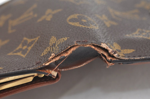 Auth Louis Vuitton Monogram Porte Monnaie Billets Viennois M61663 Wallet K4287