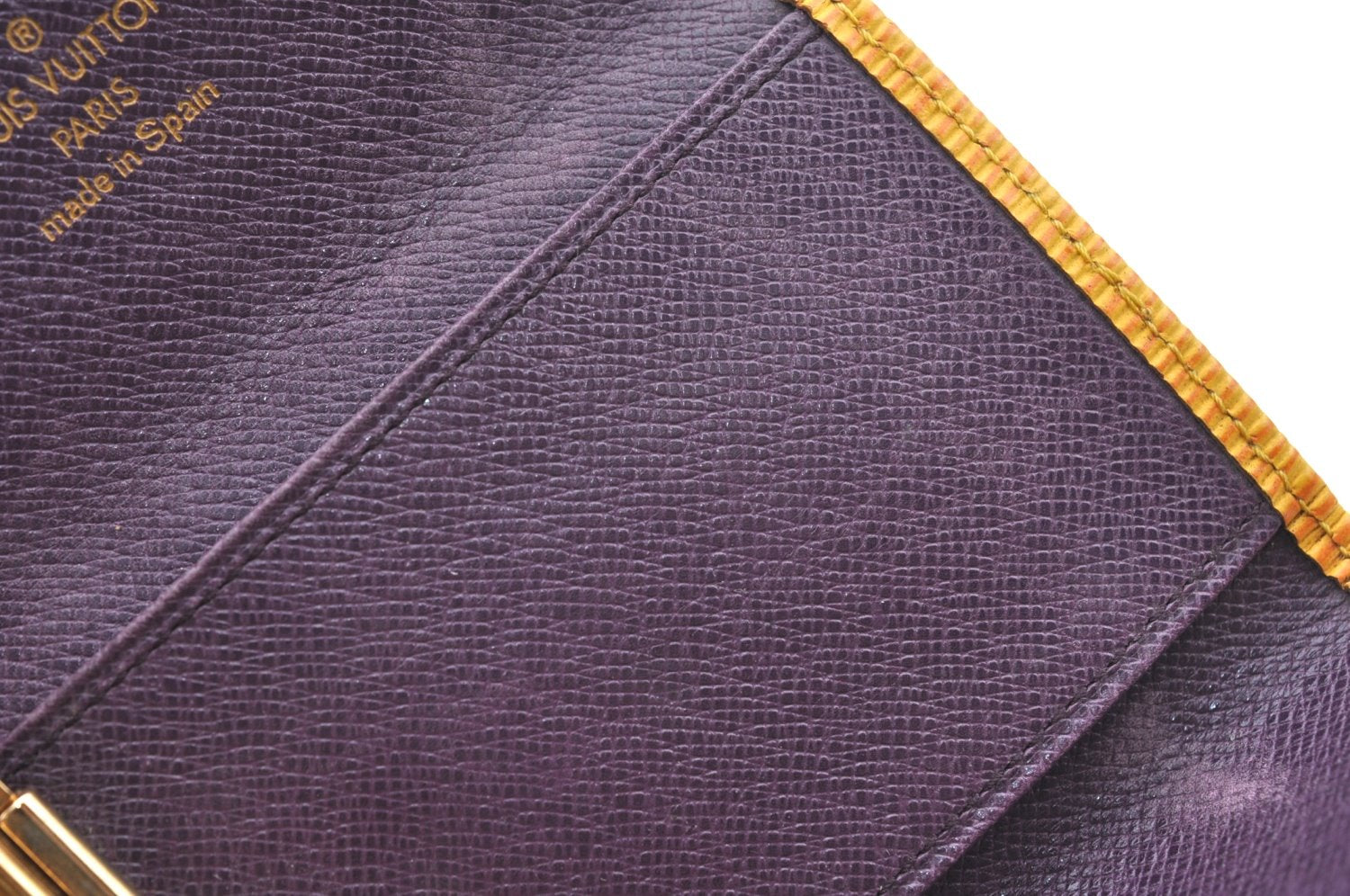 Authentic Louis Vuitton Epi Multicles 6 Key Case Yellow M63819 LV K4299