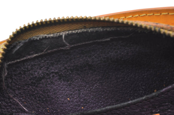 Authentic Louis Vuitton Epi Dauphine Cosmetic Pouch Yellow M48449 LV K4300