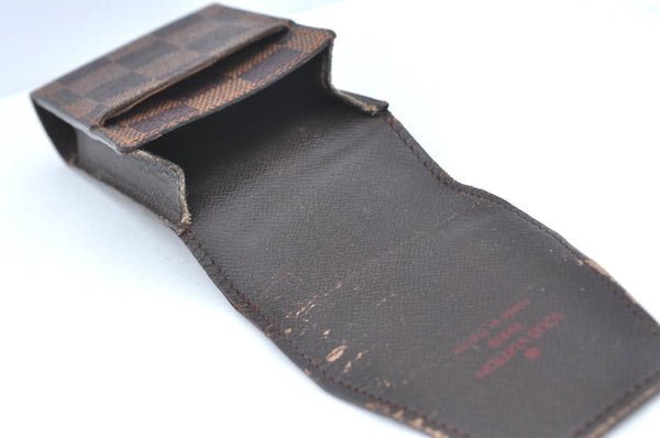 Authentic Louis Vuitton Damier Etui Cigarette Case N63024 LV K4309