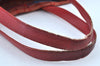 Authentic CHANEL New Travel Line Shoulder Tote Bag Nylon Leather Red K4315