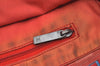 Authentic CHANEL New Travel Line Shoulder Tote Bag Nylon Leather Red K4315