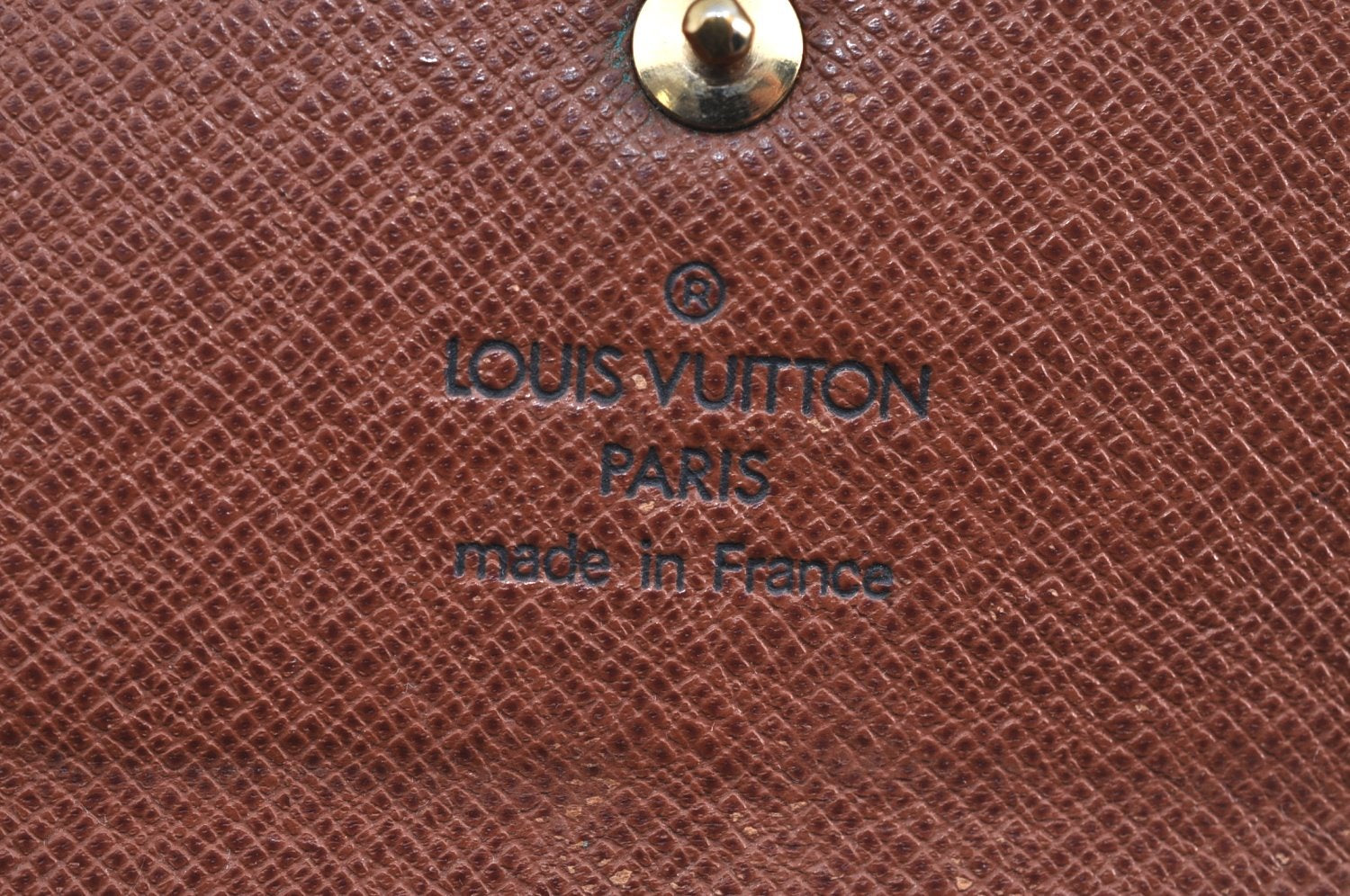 Authentic Louis Vuitton Monogram Portefeuille International M61217 Wallet K4321