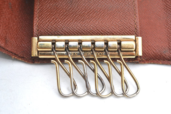Authentic Louis Vuitton Monogram Multicles 6 Six Hooks Key Case M62630 LV K4337