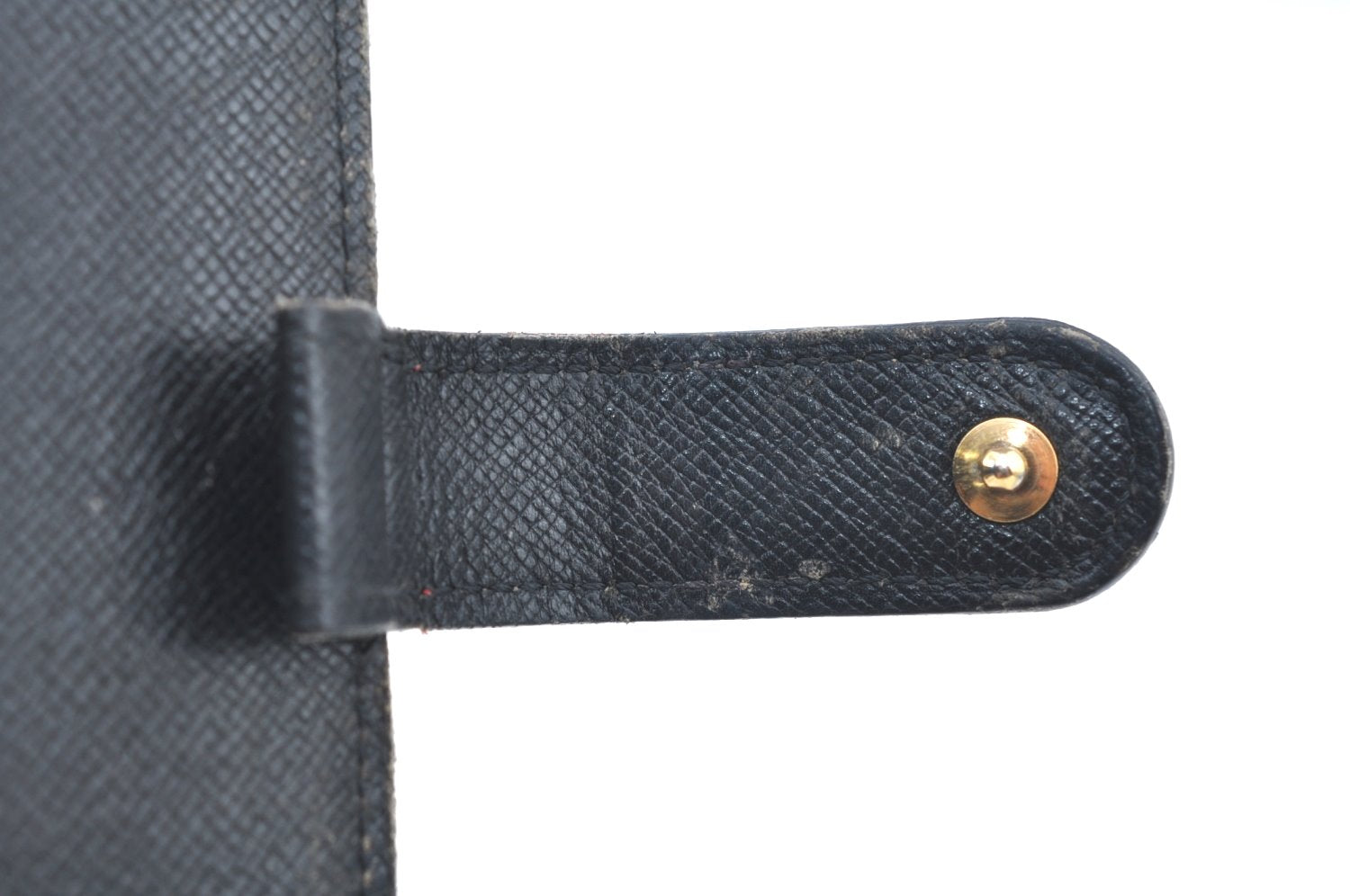 Authentic Louis Vuitton Epi Agenda PM Notebook Cover Red Black R2005E LV K4339