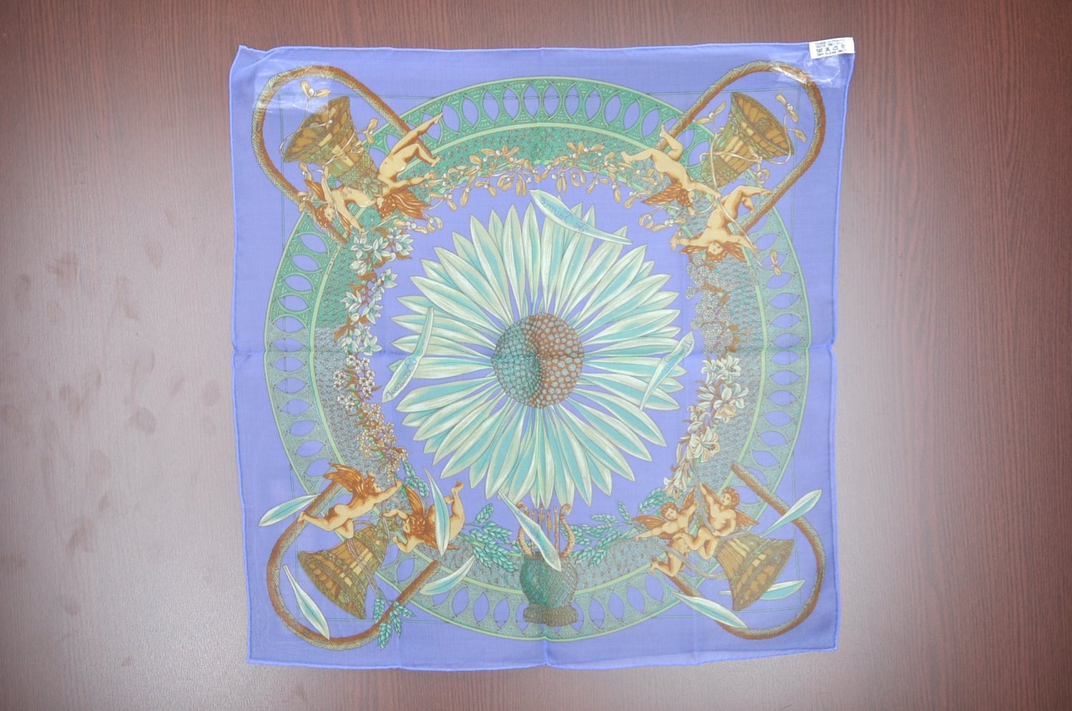 Authentic HERMES Petit Carre 40 Scarf Handkerchief 