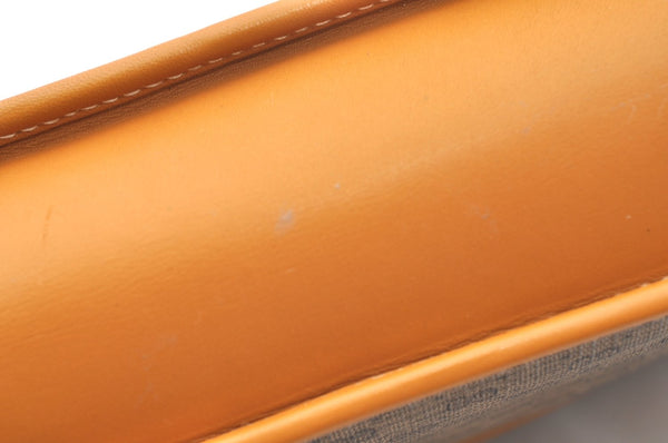 Authentic GUCCI Micro GG Shoulder Cross Body Bag Purse PVC Leather Brown K4358