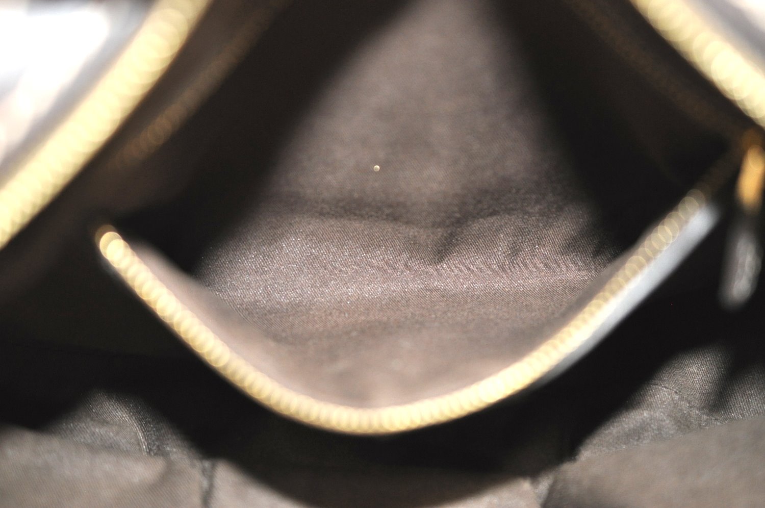 Authentic GUCCI GG Crystal Shoulder Tote Bag PVC Leather 223962 Brown K4359