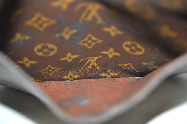 Authentic Louis Vuitton Monogram Saint Cloud GM M51242 Shoulder Cross Bag K4369