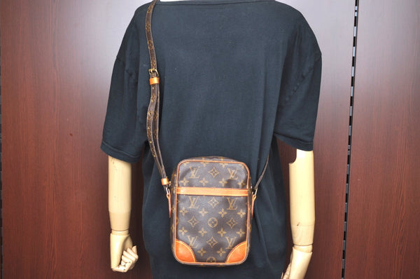 Authentic Louis Vuitton Monogram Danube Shoulder Cross Body Bag M45266 LV K4375