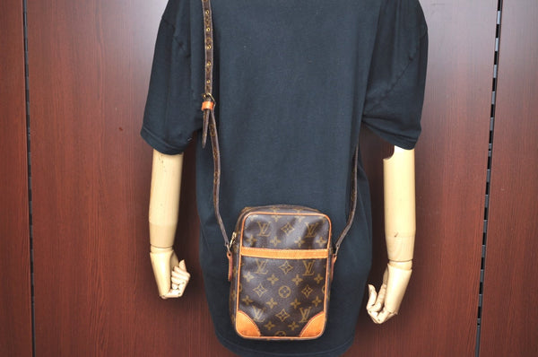 Authentic Louis Vuitton Monogram Danube Shoulder Cross Body Bag M45266 LV K4376