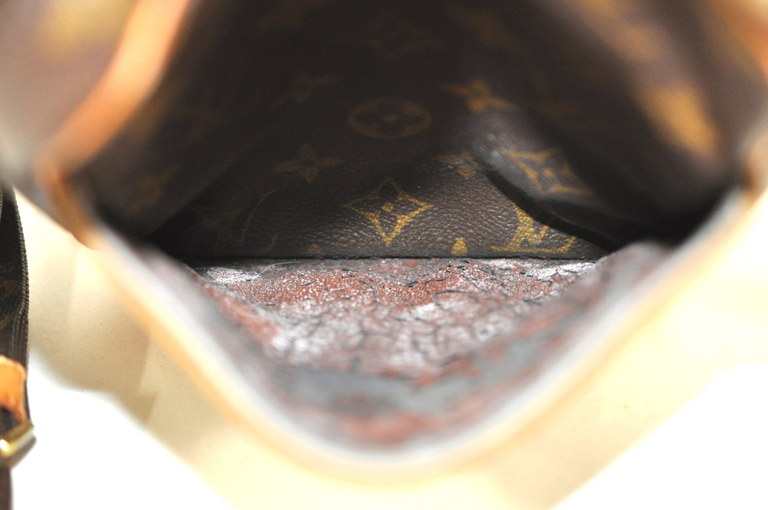 Authentic Louis Vuitton Monogram Danube Shoulder Cross Body Bag M45266 LV K4378