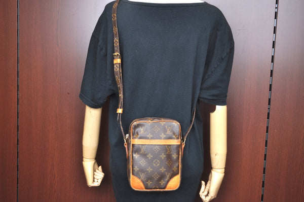 Authentic Louis Vuitton Monogram Danube Shoulder Cross Body Bag M45266 LV K4378