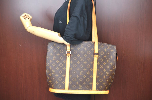 Authentic Louis Vuitton Monogram Babylone Shoulder Tote Bag M51102 LV K4381