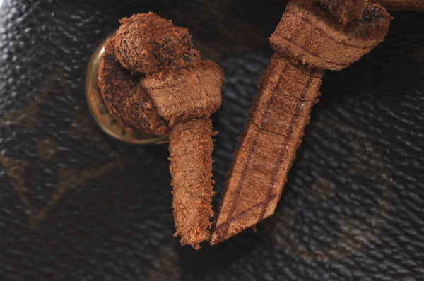 Authentic Louis Vuitton Monogram Montsouris PM Backpack M51137 LV K4382