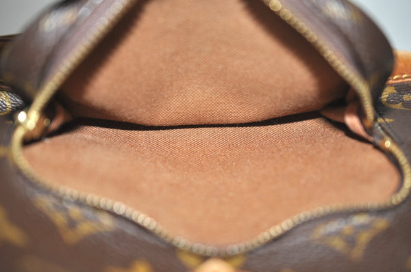 Authentic Louis Vuitton Monogram Montsouris PM Backpack M51137 LV K4382