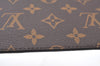 Authentic Louis Vuitton Monogram Neverfull Pouch Purse Clutch Bag Red LV K4383