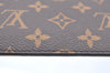 Authentic Louis Vuitton Monogram Neverfull Pouch Purse Clutch Bag Red LV K4414