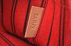 Authentic Louis Vuitton Monogram Neverfull Pouch Purse Clutch Bag Red LV K4414