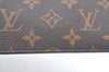 Authentic Louis Vuitton Monogram Neverfull Pouch Purse Clutch Bag Yellow K4416