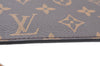 Authentic Louis Vuitton Monogram Neverfull Pouch Purse Clutch Bag LV K4423