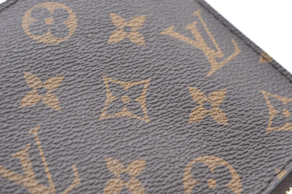 Authentic Louis Vuitton Monogram Neverfull Pouch Purse Clutch Bag LV K4431