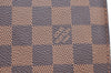 Auth Louis Vuitton Damier Neverfull Pouch Purse Clutch Rose Ballerine Pink K4440